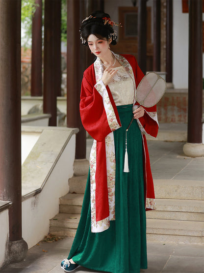 Immortal Garden 仙苑 - Song Dynasty Style Qiyao Ruqun Hanfu