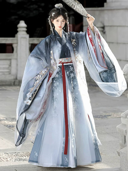 Dream Walking 踏梦行 - Wei Jin Chivalry Style Qiyao Ruqun (Preorder)