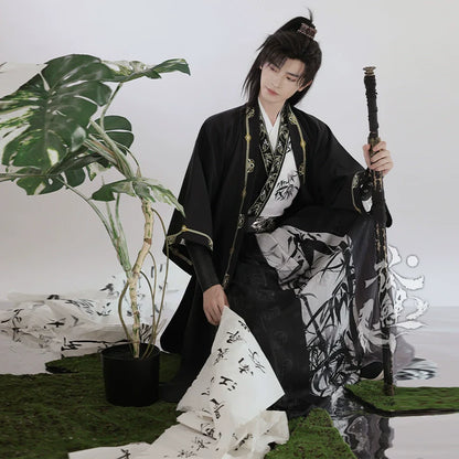 Wei Jin Wuxia Style Qiyao Ruqun - Bamboo Music 竹音