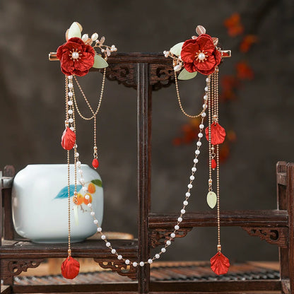 Back Hair Pin: Gardenia