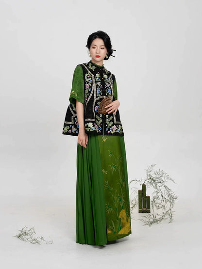 Melon Butterfly 蔓蔓瓜蝶 - Qing Han New Chinese Style Outfit (Preorder)