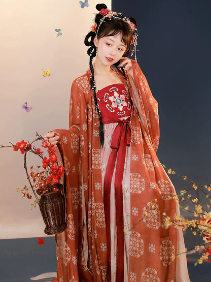 Lin'an Yao 临安遥 - Tang Dynasty Style Hanfu Dress Heziqun