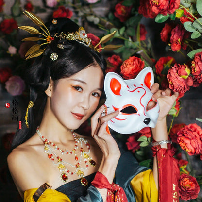 Hair Pins: Golden Leaves