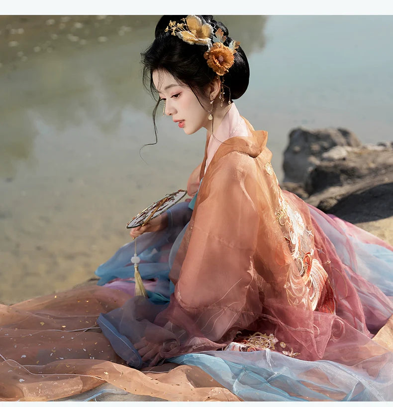 Flower Shadow 花影 - Tang Dynasty Style Qixiong Ruqun