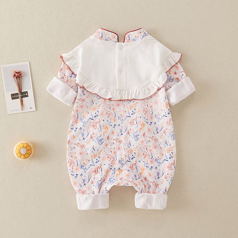 Anastasia - Cheongsam Style Baby Onesies for Girls