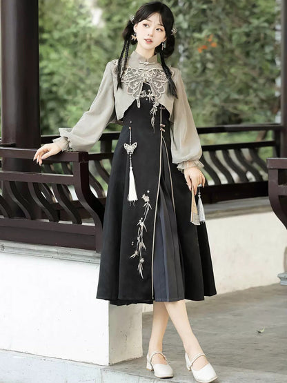 Butterfly Ash 蝶烬 - New Chinese Style Summer Sundress