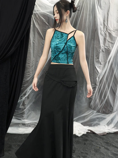 New Chinese Style Tie-dye Camisole