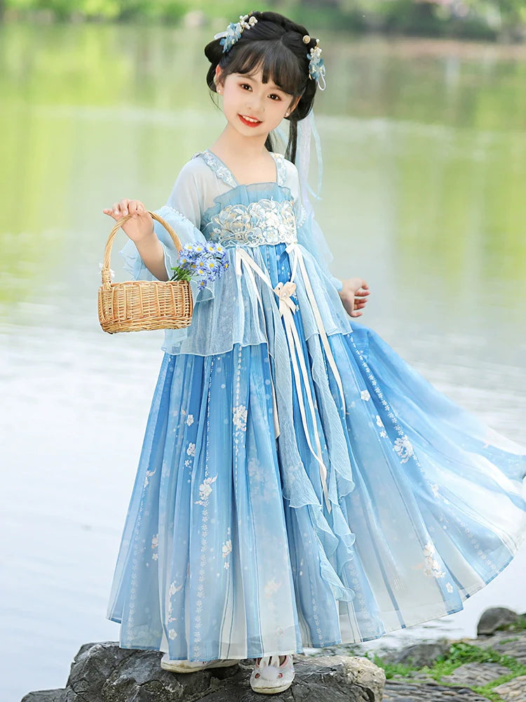 Celeste - Tang Dynasty Hanfu Dress for Girls