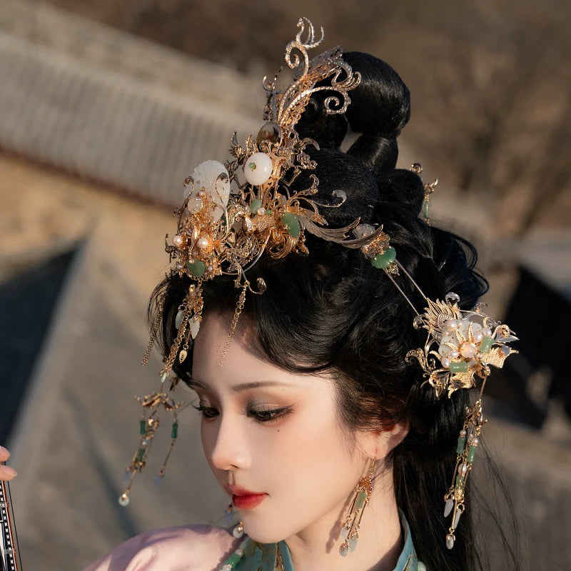 Hanfu Hair Accessories Set: Moon Shadow