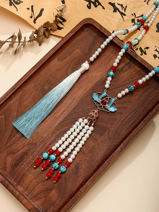 Smoke and Rain Chinese Style Necklace