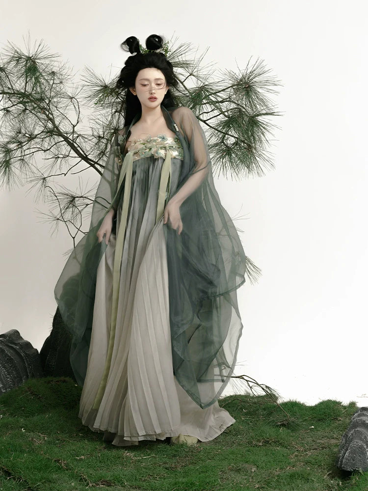 Mountain Mist 山雾 - Tang Dynasty Style Qixiong Ruqun