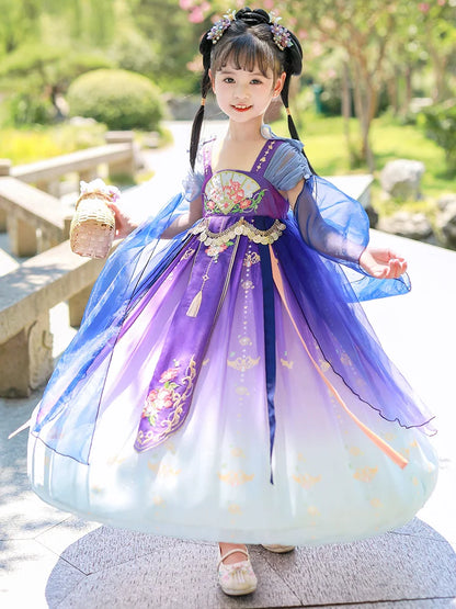Lady Yu - Tang Dynasty Hanfu Dress, Princess Costume for Girls