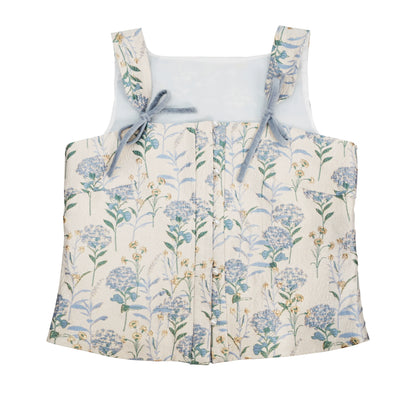 Ming Dynasty x Hanfu Bustier: Hydrangea 绣球