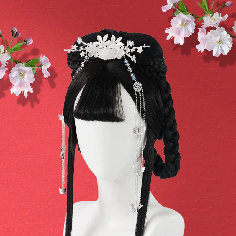 Clear Snow - Chinese Style Hair Wig for Hanfu