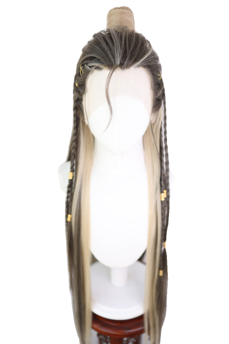 General Ashile - Costume Hair Wig for Hanfu