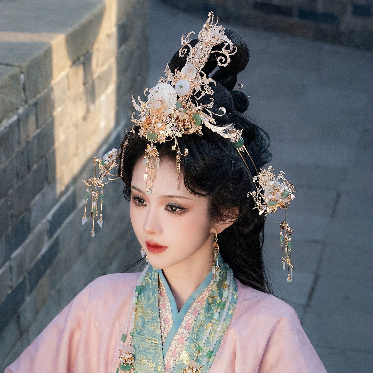Hanfu Hair Accessories Set: Moon Shadow