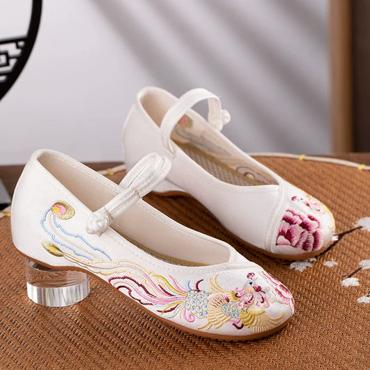 Ivy - Embroidered Chinese Hanfu Shoes
