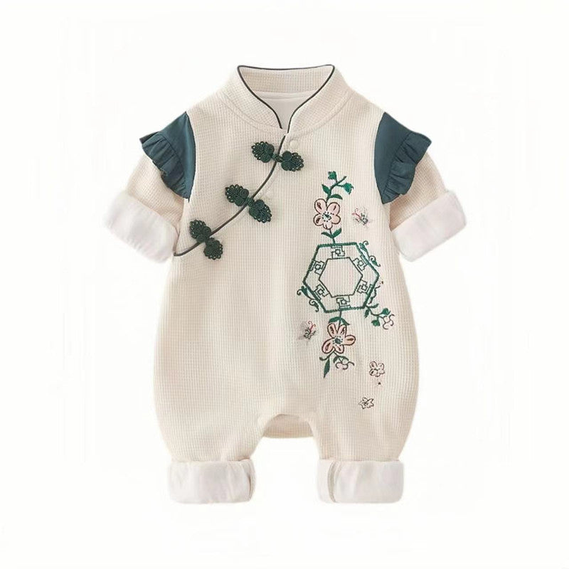 Windowsill - Cheongsam Style Baby Onesies for Girls
