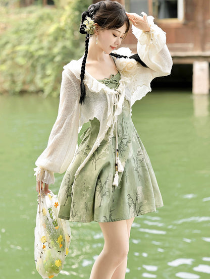 Bamboo Language 竹语 - New Chinese Style Summer Sundress