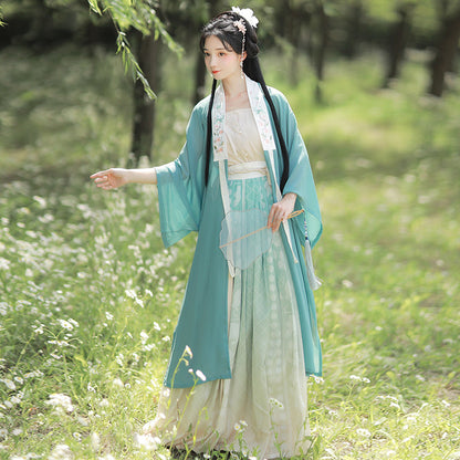 Mo Qingzhu 墨青竹 - Song Dynasty Style Qiyao Ruqun Hanfu