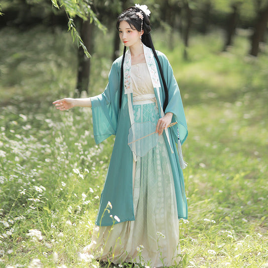 Mo Qingzhu 墨青竹 - Song Dynasty Style Qiyao Ruqun Hanfu