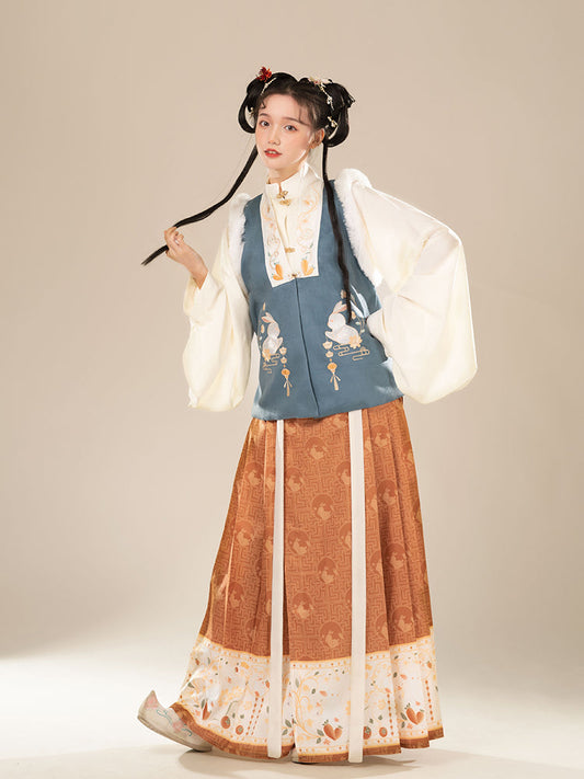 Ruyi - Bijia & Mamianqun Ming Dynasty Hanfu Set