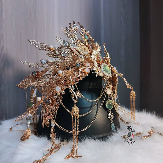 Siren - Unisex Hanfu Hair Crown (Preorder)