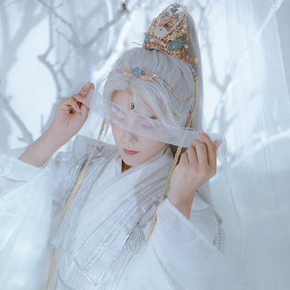 Hanfu Hair Accessories Set: Feather Fairy