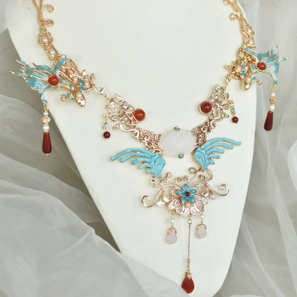 Hanfu Hair Accessories Set: Phoenix Carp