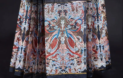 Ming Dynasty Modern Hanfu, Mamianqun, Nuwa Mending the Sky 女娲补天