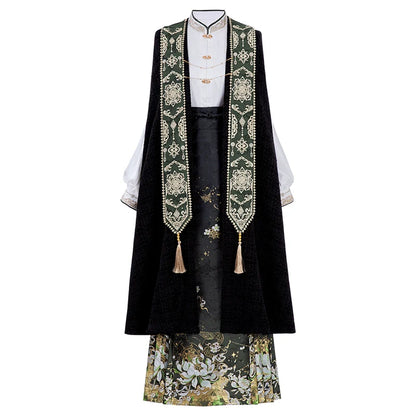 Ming Dynasty Modern Hanfu, New Chinese Style, Mamianqun, Nightmare 青魇 (Preorder)