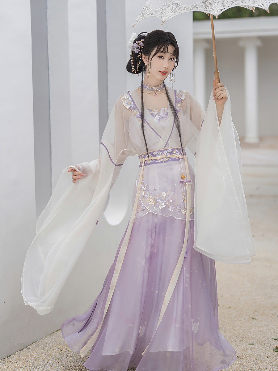 Irises 鸢尾 - Wei Jin Style Flower Fairy Qiyao Ruqun