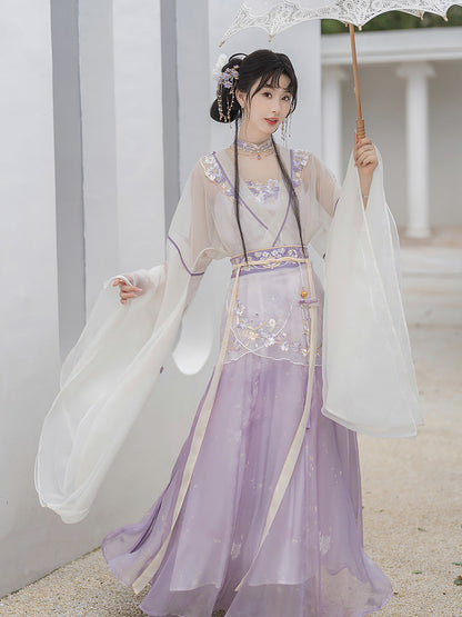 Irises 鸢尾 - Wei Jin Style Flower Fairy Qiyao Ruqun