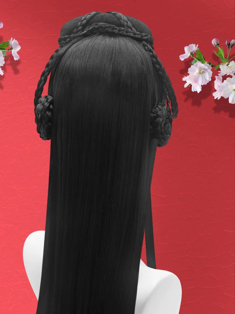 Reflecting Moon - Chinese Style Hair Wig for Hanfu