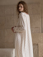 Vintage Rose Ruffle Nightgown