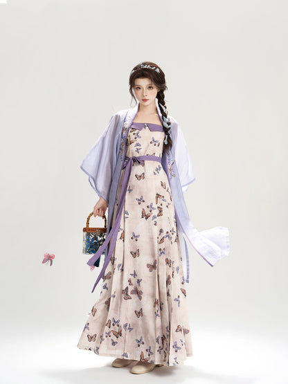 Asks Butterfly 问蝶 - Song Dynasty Modern Hanfu Dress for Spring and Summer (Preorder)