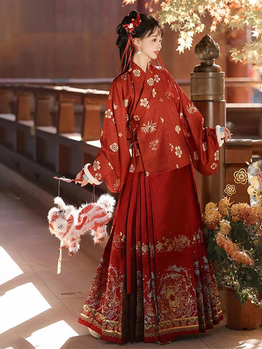 Brocade Scales 锦鳞 - Mamianqun Ming Dynasty Hanfu Set