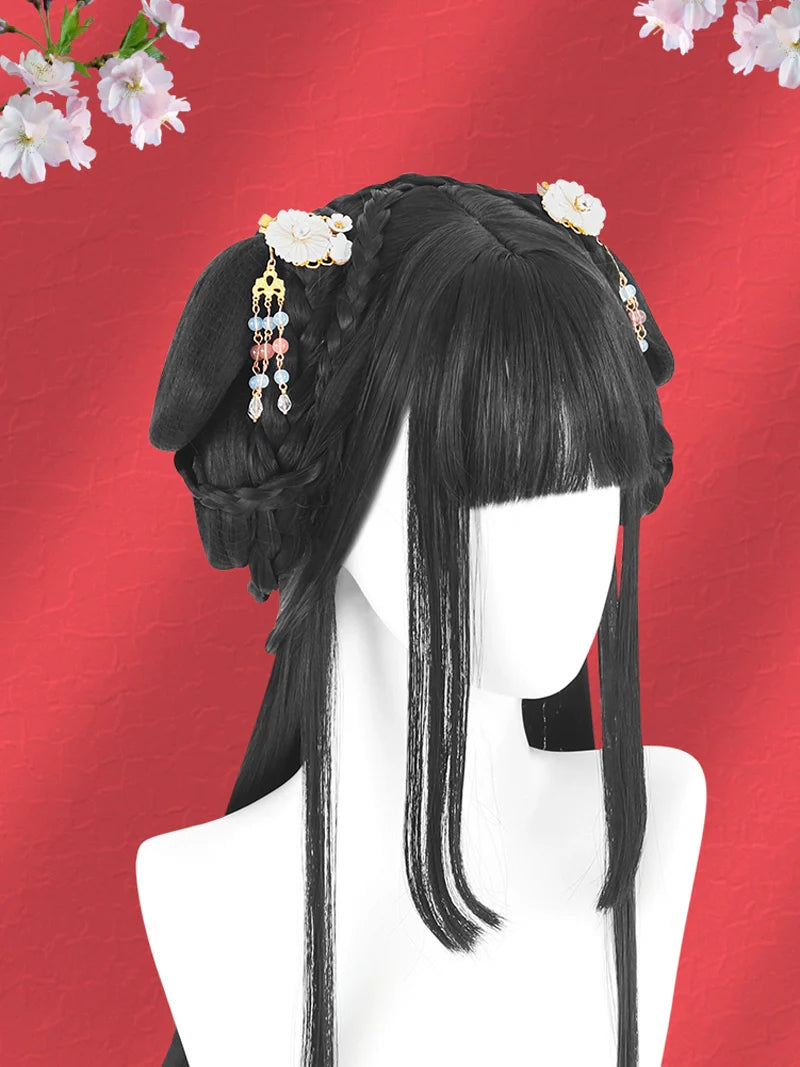 Bright Pearl - Chinese Style Hair Wig for Hanfu