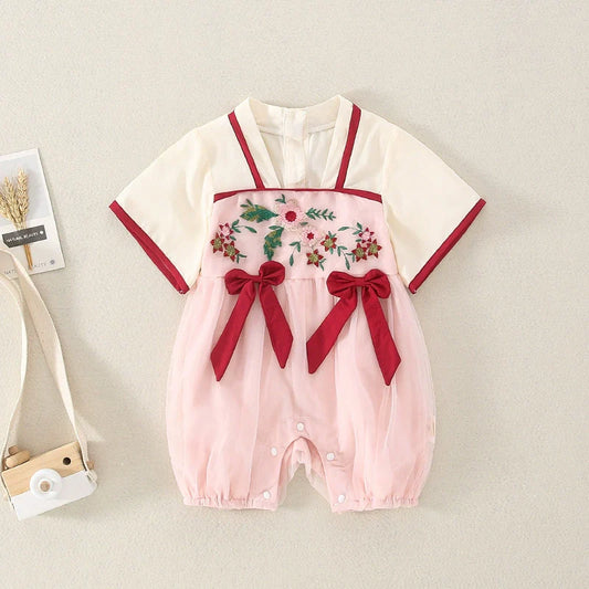 Aeris - Chinese Hanfu Style Baby Onesies for Girls