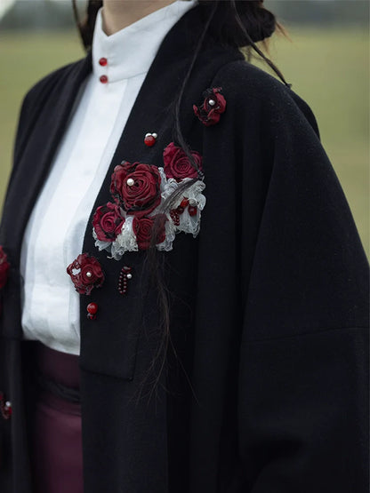 Ming Dynasty Modern Hanfu, Ragdoll Rose 布偶玫瑰