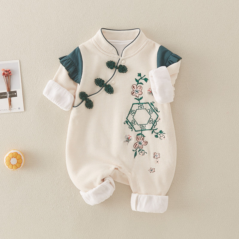 Windowsill - Cheongsam Style Baby Onesies for Girls