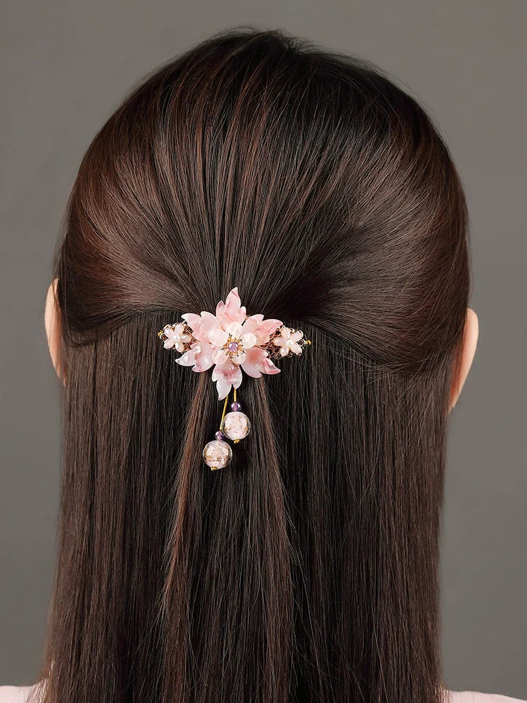 Back Hair Pin: Antique Pink