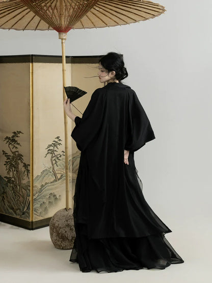 Black Kite - Song Dynasty New Chinese Style Hanfu Dress