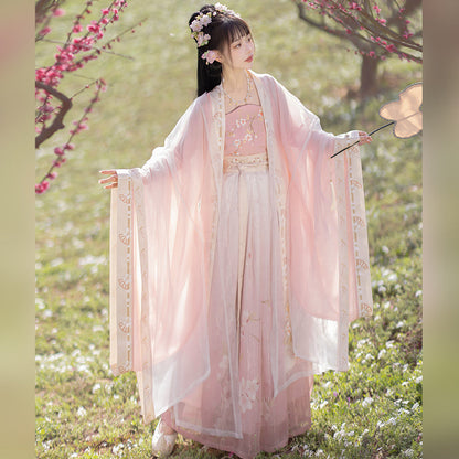 Cherry Blossoms - Song Dynasty Style Qiyao Ruqun Hanfu