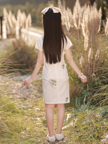 Emily - New Chinese Style Cheongsam for Girls