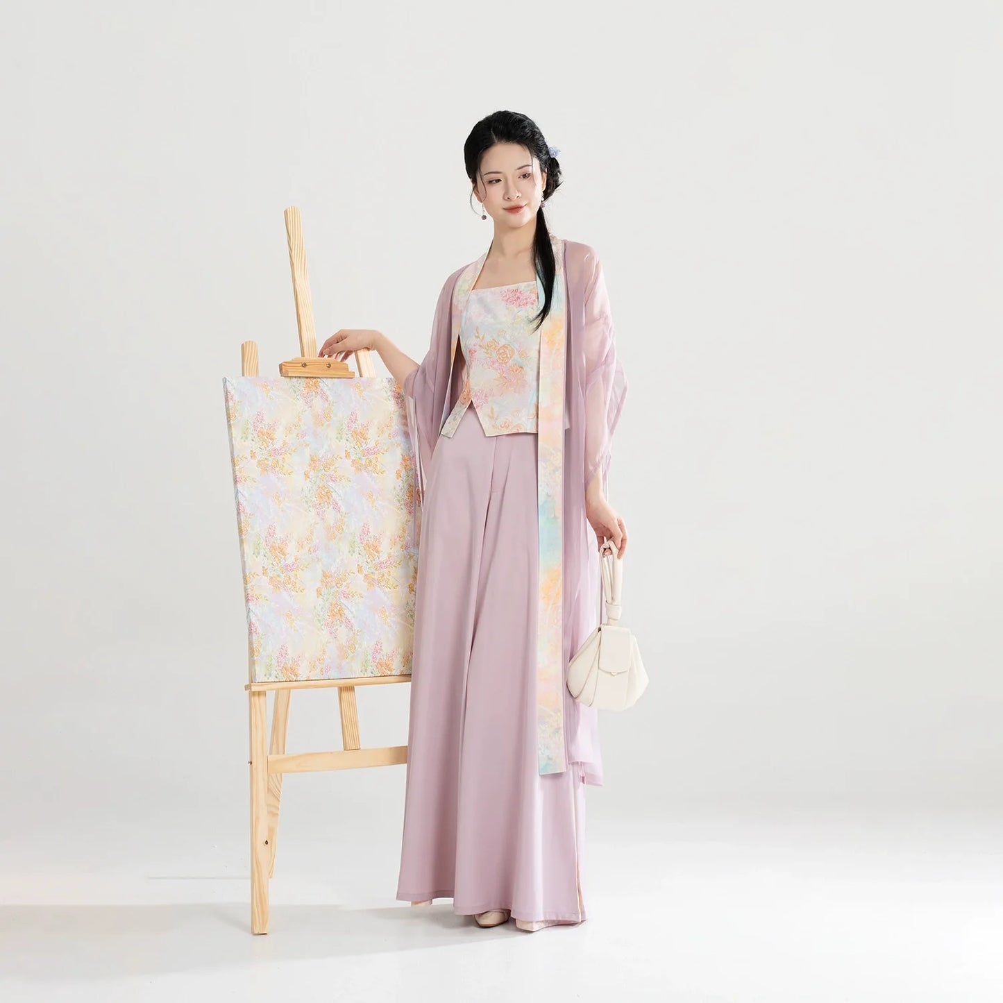 Summer Oil Painting 夏日油画 - Modern Song Dynasty Hanfu Outfit (Preorder)