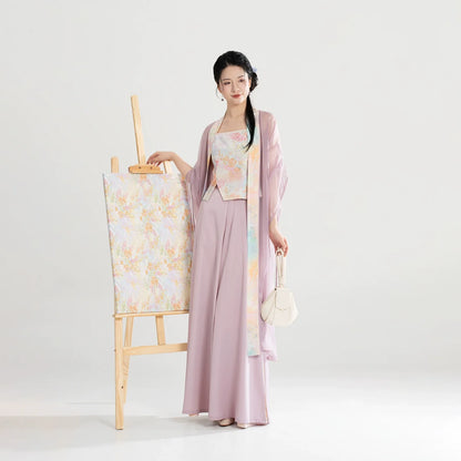 Summer Oil Painting 夏日油画 - Modern Song Dynasty Hanfu Outfit (Preorder)