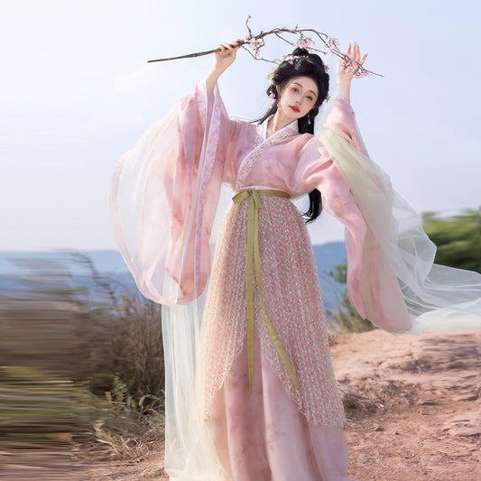 Peach Oolong 蜜桃乌龙 - Wei Jin Princess Style Qiyao Ruqun