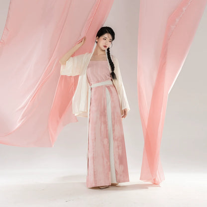 Peach Blossom Yogurt 桃花酪 - Song Dynasty New Chinese Style Outfit (Preorder)