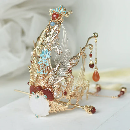 Hanfu Hair Accessories Set: Jiugao